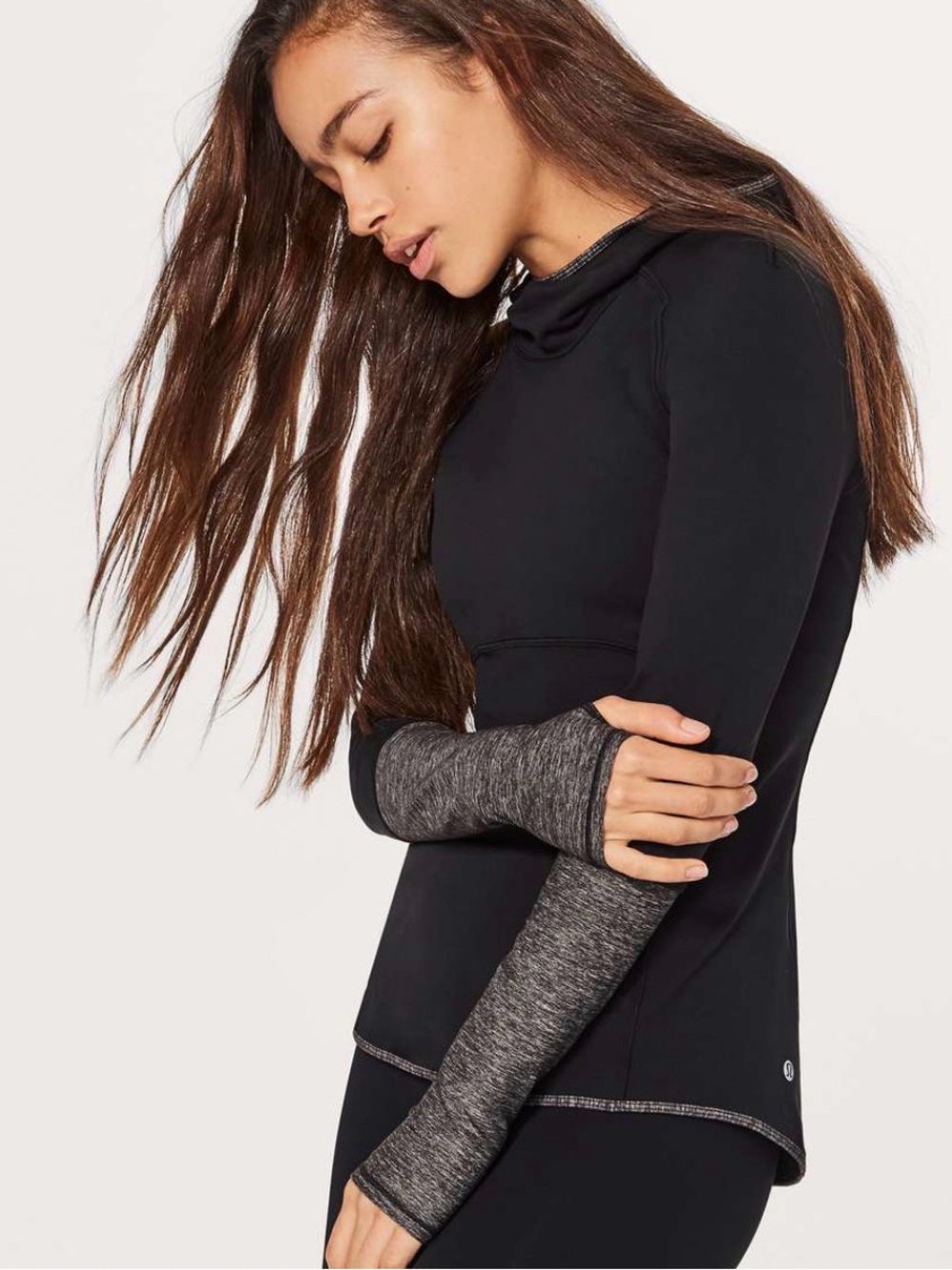 Lululemon Shape Up Pullover Hoodie w/ thumb holes
